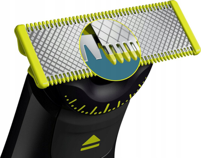 Tehe zëvendsuese Philips OneBlade 360, set me 4 copa, lime green charcoal grey