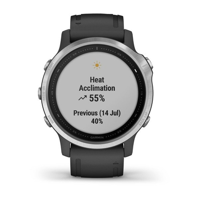 Orë e mençur Garmin Fenix 6S, e zezë/ argjendtë