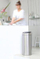 Kosh plehrash Brabantia Touch Bin, 30L, çelik mat, ngjyrë argjendi