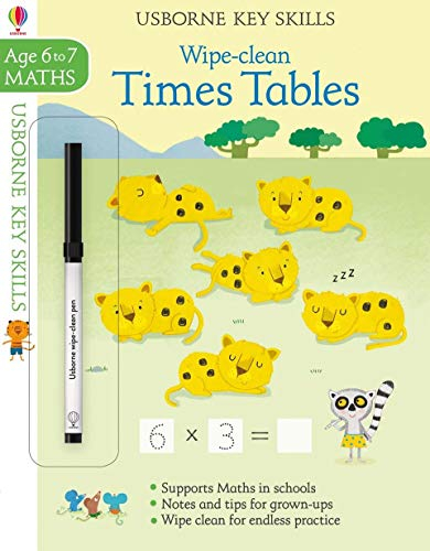 Wipe Clean Times Tables Age 6 to 7 Holly Bathie - Holly Bathie