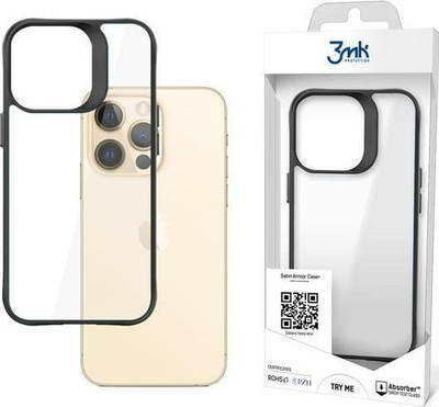 Kuti mbrojtëse 3MK SatinArmor+, për iPhone 13 Pro, standard ushtarak, transparente