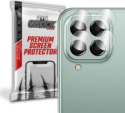 Mbrojtës kamere GrizzGlass për Samsung Galaxy M33, xham hibrid, 2 copa