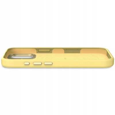 Kapak silikoni Decoded për Apple iPhone 17, MagSafe, Yuma Yellow