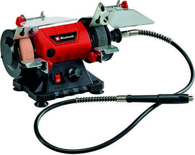 Mulli elektrik Einhell TC-XG 75 Kit, me dy disqe, me bosht fleksibël, i kuq me zi