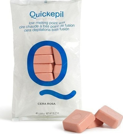 Voskë depilimi Quickepil Hard Pink, pa shiritë, 1 kg, rozë