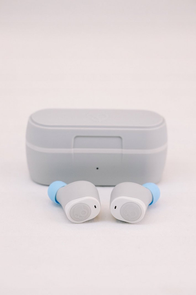Kufje wireless in ear Skullcandy Jib True 2, Bluetooth, rezistente ndaj ujit, blu gri e çelët