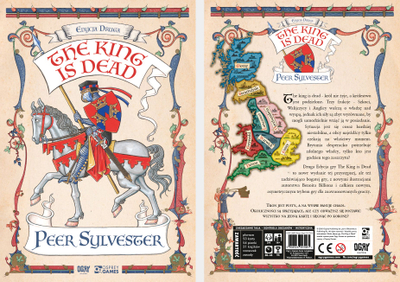 Lojë bordi Osprey Games The King Is Dead, 2 4 lojtarë, edicion polonisht, shumëngjyrëshe