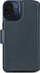 Këllëf-portofol Decoded Leather Detachable Wallet për iPhone 16, lëkurë, me kapak dhe me vende për karta, blu navy