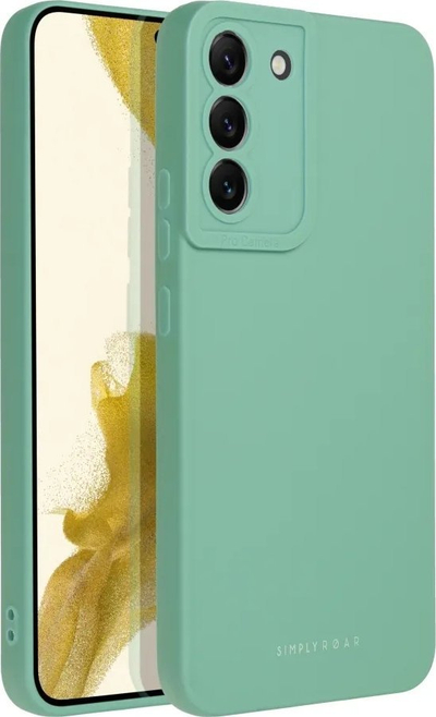 Mbrojtëse telefoni Roar Luna për Xiaomi Redmi 14C, silikon i butë, jeshile