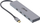 HUB USB InLine USB 3.2 Gen 2, Type C në 4x Type C, 10 Gbit/s, gri
