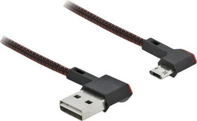 Kabllo USB DeLOCK EASY-USB 2.0, Type-A me Micro-B, 1m, e zezë