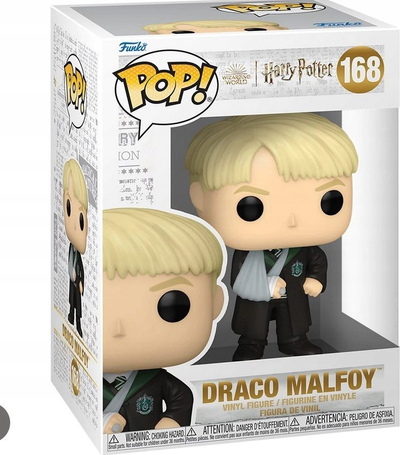 Figurë vinili Funko POP Harry Potter Draco Malfoy, 10 cm, koleksion, shumëngjyrëshe