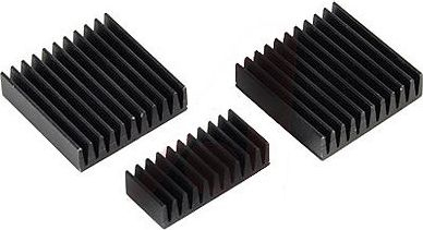 Set ftohësish Raspberry Pi OKW 8679039, 3 copë, për pllaka Raspberry Pi, i zi