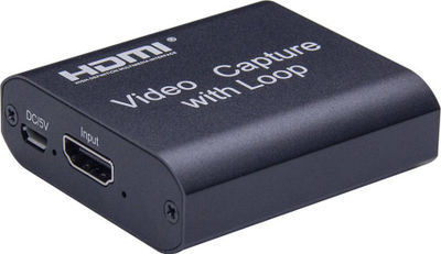 Kartë kapjeje HDMI Spacetronik SP-HVG06, hyrje 4K, dalje 1080p, e zezë
