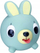 Lodër fidget për shtrydhje Green Bunny, kundër stresit, e gjelbër