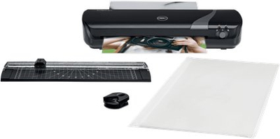 Set laminimi GBC Inspire+ 4-në-1, A4, me prerëse edhe rrumbullakes për knde, i zi