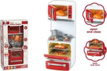 Kuzhinë lodër Gazelo Kitchen Set 147503, me drita dhe zë, e kuqe