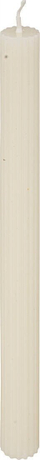 Kandela tavoline Atmosphera Classic Table Candle, 26 cm, set me 2 copë, ngjyrë ivory