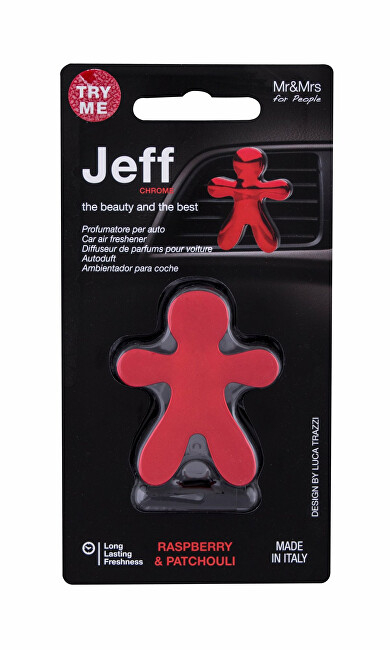 Aromë për veturë Jeff Mr&Mrs Fragrance Jeff Soft Touch Raspberry & Patchouli