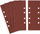 Letër zmerile Stanley Punched Clip on 1/3, 93 x 230mm, 60g, pako me 5 copë