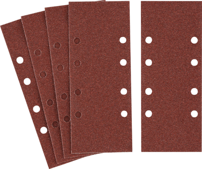 Letër zmerile Stanley Punched Clip on 1/3, 93 x 230mm, 60g, pako me 5 copë
