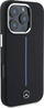 Mbrojtëse telefoni Mercedes Stripe, silikon, MagSafe, për iPhone 16 Pro, e zezë