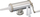 Mbushës salsiçesh Sausage Stuffer EH-6911 EB-3191, 2.5kg, manual, argjendtë