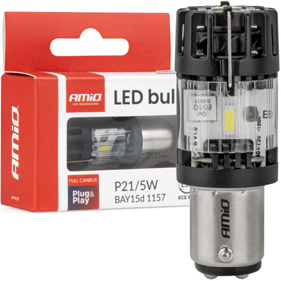 Llambë LED makine LumiTec BAY15D P21/5W, 12V FULL CANBUS, e bardhë