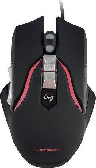 Maus LC-Power M715B, me kabllo, USB, i zi
