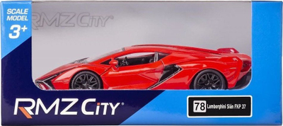 Makina lodër Daffi Lamborghini Sian RMZ, metal, e kuqe