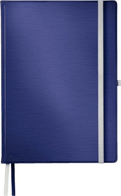Fletore Leitz Style, A4, kapak i fortë, katrore, blu titan