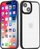 Mbulesë telefoni MX Ribbed Cam për iPhone 15 Plus 6.7", kornizë e butë, pjesa e pasme e tejdukshme, e zezë