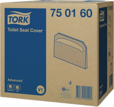 Mbulues tualeti Tork Advanced, higjienik, i bardhë