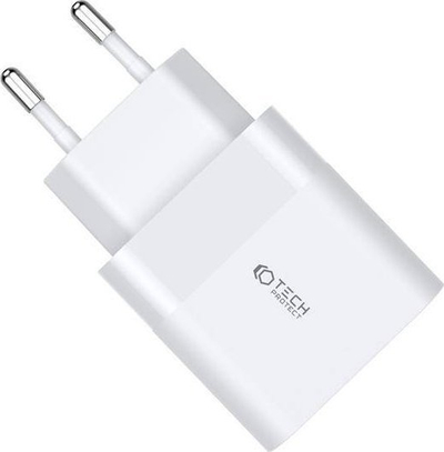 Karikues për në prizë Tech-Protect Charger, 1x USB A, 1x USB C, 3A