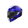 Helmetë integrale Airoh Connor Achieve, termoplastike HRT, vizor kundër mjegullimit, blu e zezë e bardhë, L