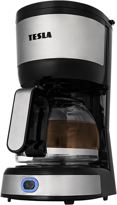 Апарт за филтер кафе Tesla CoffeeMaster ES200, 0.75L, повторно употреблив филтер, црн