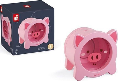 Qyp kursimi druri Janod Pig, dizajn derrkuc, ngjyrë rozë