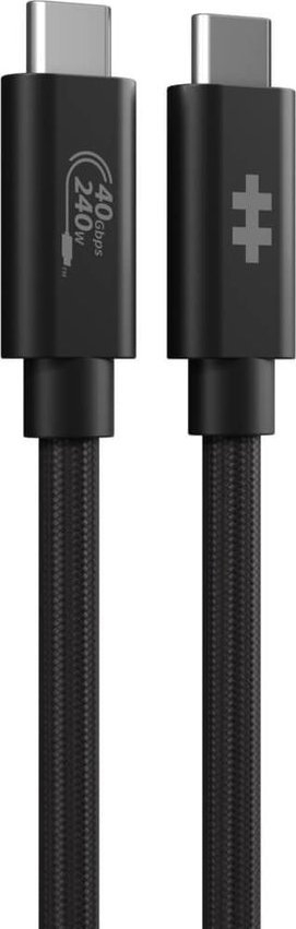 Kabllo USB HYPER HyperDrive Next USB4 Gen 3x2, USB C, 1.2m, e zezë