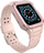 Rrip me kasë për Apple Watch Dux Ducis Protect Strap, 45 44 42mm, i fortë, rozë