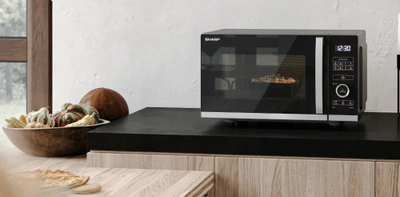 Furrë mikrovalë Sharp YC-QS254AE-B, 25L, 900W, e zezë
