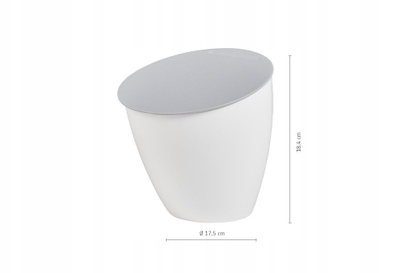Kosh mbeturinash Mepal Calypso, 2.2L, Nordic White