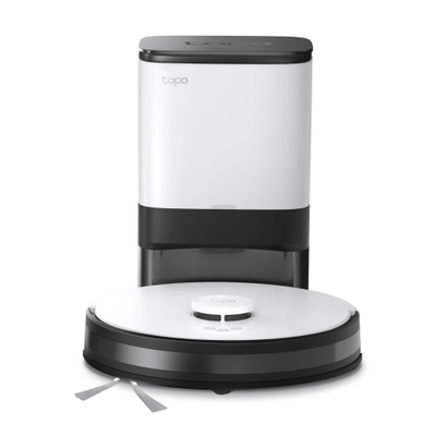 Robot fshesë TP-Link Tapo RV30 Plus, stacion vetëzbrazës, LiDAR, zi gri bardhë