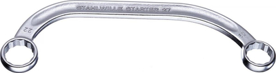 Çelës unazor Stahlwille 27 STARTER, me dy koka 11 x 13 mm, gjysmë hëne, i kromuar