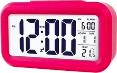 Orë me zile NoName Trusty ZG21, ekran i madh LCD, e zezë