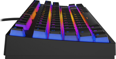 Механичка тастатура Krux Atax PRO RGB Pudding, TKL, Outemu Black, црна