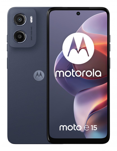 Телефон Motorola Moto E15, 6.67", 2/64GB, Сина боја Деним