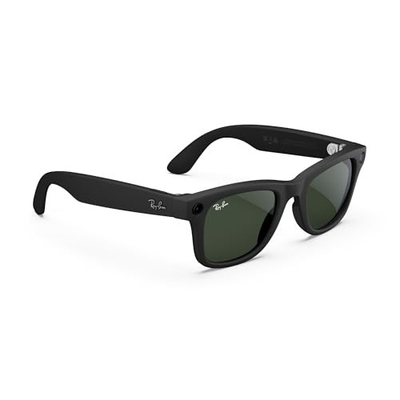 Syze inteligjente Ray-Ban Meta Wayfarer Gen 1, Bluetooth Wi-Fi, xhama Transitions, mat të zeza