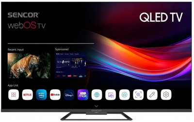 TV QLED Sencor SLE 55Q871B, 55", 4K UHD, smart webOS, i zi