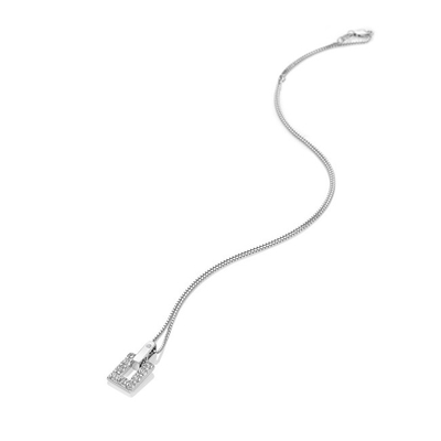 Qafore për goca Hot Diamonds DP898, 40cm, e argjendtë