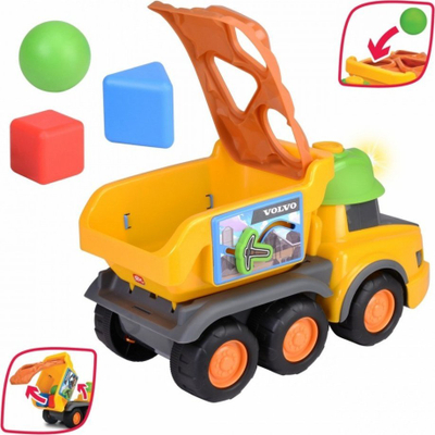 Lodër kamion Harry me blloqe ABC, 30 cm, me drita dhe tinguj, shumëngjyrëshe